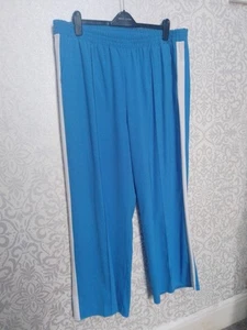Primark Ladies High Rise| Wide Leg| Side Stripe| Pull On Trousers | XL - Picture 1 of 8