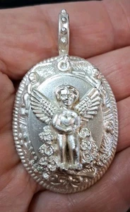 Colgante Grueso Ángel REBECCA COLLINS De Colección Adorno 2 3/8" Neiman Marcus - Imagen 1 de 8