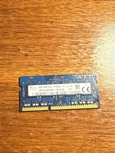 HP Genuine SK Hynix 4GB 1RX8 PC3L-12800S-11-13-B4 Laptop Memory HMT451S6BFR8A-PB - Picture 1 of 2