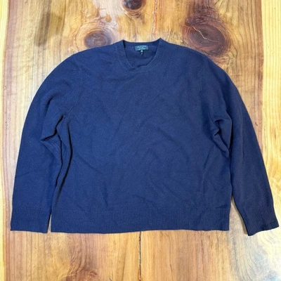 Rag & Bone Mens 100% Cashmere Pullover Sweater XXL V neck Knit Business X4-20 - Image 1 of 3
