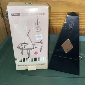 Wittner 1895 Piano Violin Metronome - Black In Original Box Germany - Picture 1 of 5