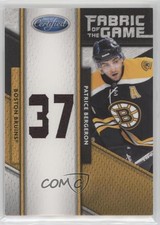 2011 Certified Fabric of the Game Materials Jersey Number /25 Patrice Bergeron