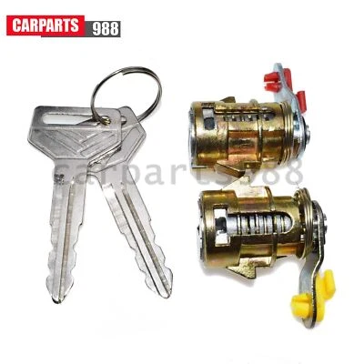 Door Lock Cylinder Set with Keys for Toyota Pickup 1989-1995 4Runner 1989-1998 - Image 1 of 4