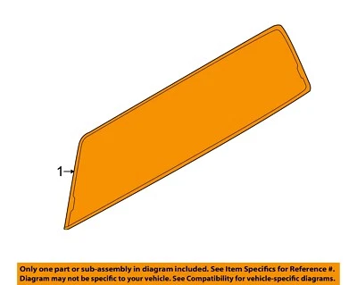 FORD OEM 17-22 F-250 Super Duty Back Glass Glass-Back Glass HC3Z2542006C Foto 1 de 2