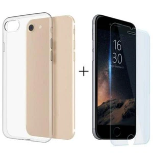 Cover trasparente per Huawei P10 Lite (was-lx1a) + protezione vetro temperato - Foto 1 di 2