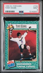 Tony Hawk - 1990 SI Sports Illustrated for Kids Rookie RC Card #152 PSA 9 MINT - Picture 1 of 2
