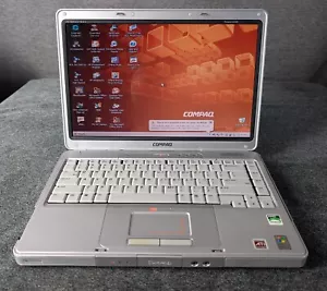 Compaq Presario Notebook V2000 AMD Sempron ATI Graphics Vintage Laptop - Picture 1 of 16