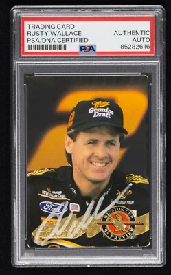 Rusty Wallace Signed 1995 Action Packed Winston Cup Preview Card #23 (PSA) - Image 1 of 2