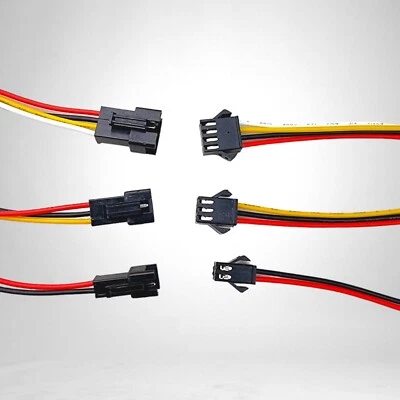 XH2.54mm 2/3/4 Pin 15cm Terminal Wire Cable Connector Male/Female Plug 22AWG - Image 1 of 4