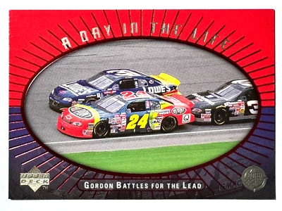 JEFF GORDON 1999 Upper Deck Road To The Cup A DAY IN THE LIFE INSERT Card #JG9 - Image 1 of 2