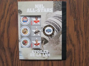 2001 Canadian NHL All-Stars Folio - Mint Sheet of 6 Stamps and Labels - Picture 1 of 3