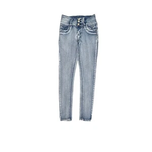 Kalowa Skinny Leg Girls Size 12 Medium Wash Blue Denim Jeans - Picture 1 of 4