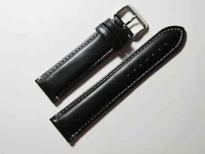Correa de reloj 18MM Hadley-Roma MS885 CUERO NEGRO Foto 1 de 2