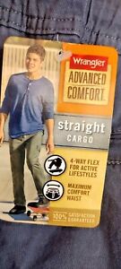 Wrangler Straight Cargo PANTS Youth Size XL 14 16 -  4 way flex comfort waist 