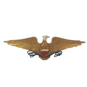 Vintage Midwest 40" in Patriotic America Bald Eagle Shield Cast Wall Decoration - Picture 1 of 7