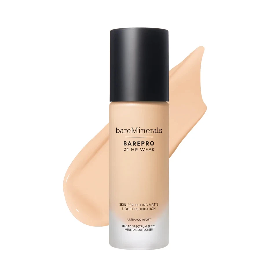 BareMinerals Barepro 24HR Wear Perfecting Matte Liquid Foundation SPF20 30ml - Image 1 of 1