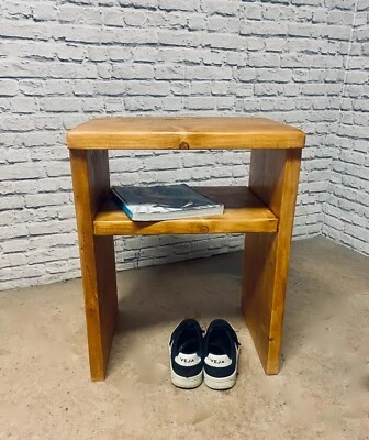 Industrial Reclaimed Bedside Table , End Table , Rustic Side Table - DARCIE - Image 1 of 4