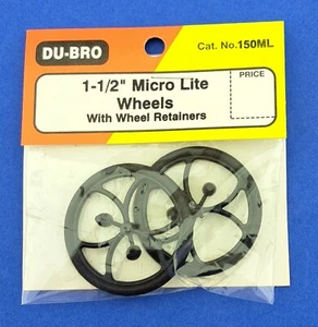 Du-Bro 1.5" (38mm) Micro Lite Wheels (150ML) - Picture 1 of 2