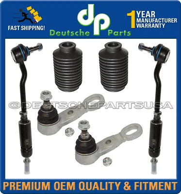 Porsche 993 911 DIRECCIÓN varillas de amarre interior exterior rótula rótula conjunto de botas 6 Foto 1 de 4