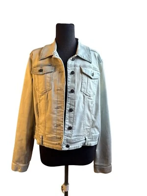 CHAQUETA VAQUERA AMERICAN RAG Para Mujer Genial Clásica Denim Azul Claro Bolsillos Talla XL Foto 1 de 4