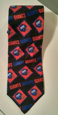 NFL New York Giants Silk Neck Tie made in USA Cover