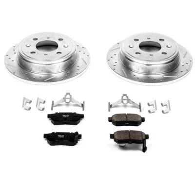 PowerStop Disc Brake Kit Rear - Fits Acura Integra 1990-2001, Honda Accord 1989, - Image 1 of 4
