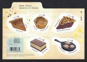 KANADA 2019 DESSERTS VON KANADA SELBSTKLEBEND 5ER SET UNMONTIERT NEUWERTIG. Neuwertig - Bild 1 von 1
