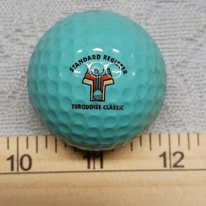 Vintage Solid Aqua Ping Eye Standard Register Turquoise Classic Golf Ball Rare! - Picture 1 of 4
