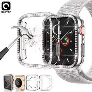 For Apple Watch Series 9 8 7 41 45mm iWatch Full Cover Case Screen Protector - Picture 1 of 29