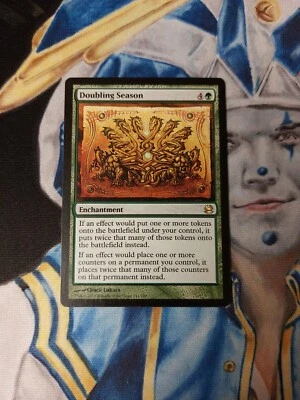 Doubling Season MTG Modern Masters Green Rare Enchantment Lightly Played x1 - Image 1 of 4