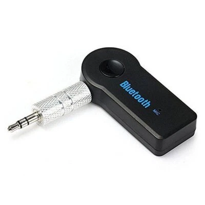 Wireless Bluetooth Adapter 3.5mm Aux Audio Music Receiver Stere For Home Car Mic - Image 1 of 4