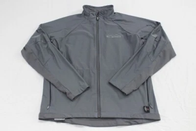 Chaqueta Salomon Para Hombre Grande Gris Exterior Senderismo Cremallera Completa Vail Resorts Foto 1 de 4