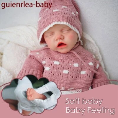 17.71'' feste silikon puppe silikon wiedergeboren puppe silikon mädchen puppe sp - Bild 1 von 4