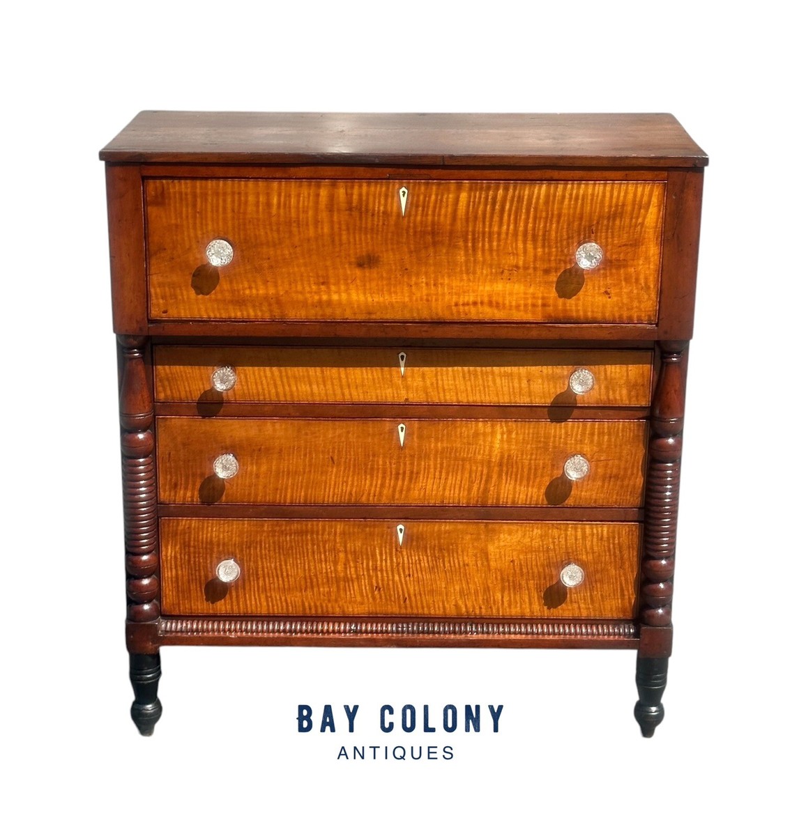 イデー　WAVE TALL CHEST Maple Birdseye Maple Highboy Tall Chest or Dresser