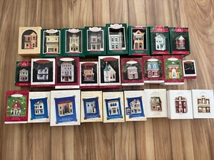Hallmark Keepsake Nostalgic Houses and Shops Lot of 26 1984-2009 - Picture 1 of 4