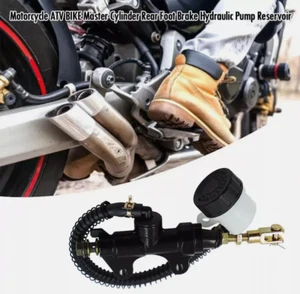 Universal Motorbike ATV Rear Foot Hydraulic Clutch Master Cylinder Brake Pump UK - Picture 1 of 11