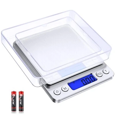 Digital Kitchen Scale with 2 Trays, Diyife 500g/0.01g High Precision Cooking ... - Image 1 of 4