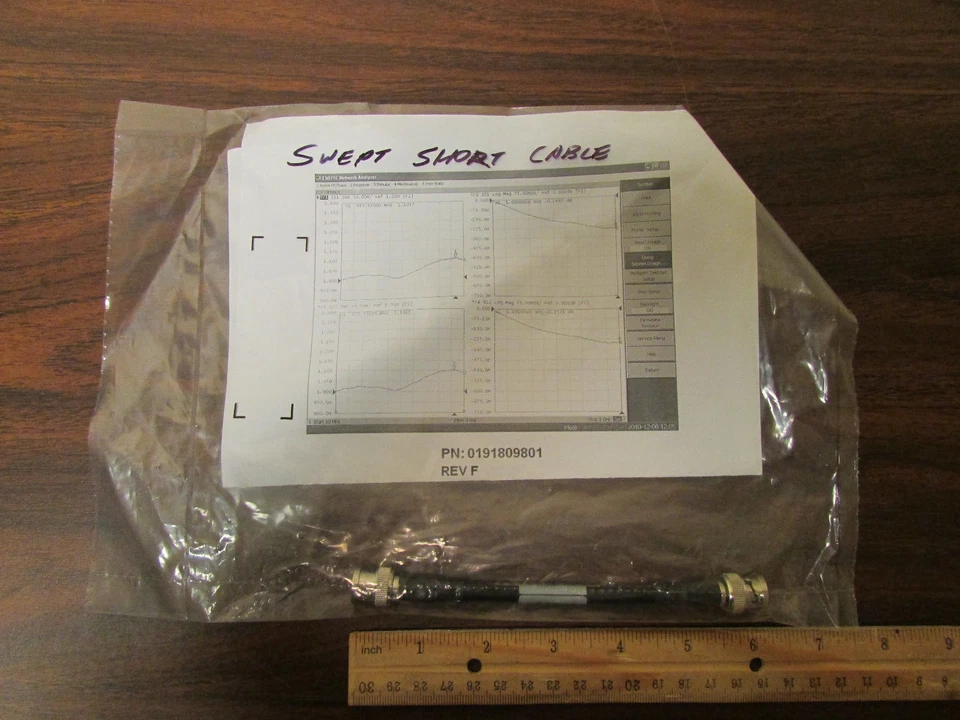 Nuevo puente de cable BNC-BNC de 6 pulgadas barrido 10 MHz-1 GHz hecho para Agilent Foto 1 de 1