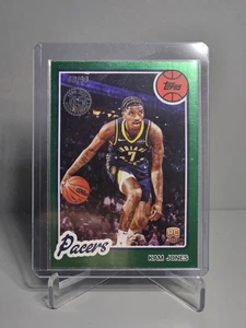 Kam Jones 2025-26 Topps Anniversary Rookie Green Pacers RC /99 - Picture 1 of 2