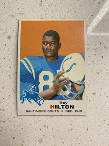 Roy Hilton Baltimore Colts 1969 Topps Football Card #160 - Picture 1 of 2
