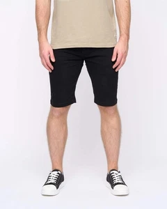 Pantalones cortos para hombre negros - pato y cubierta - 'FRANZTOWN' - Imagen 1 de 12