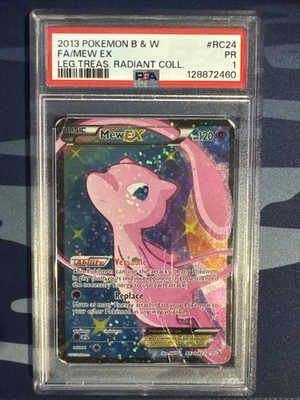 PSA 1 PR Mew EX Legendary Treasures Radiant Collection RC24 - Image 1 of 2