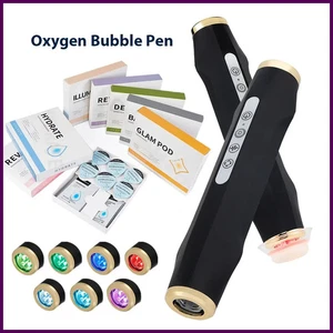 Pluma de burbujas de oxígeno CO2 máquina facial portátil cuidado de la piel SPA dispositivo de belleza - Imagen 1 de 26