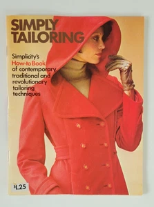 Vintage Sewing 1970s Simplicity" How-To Book Simply Tailoring Techniques 80 page - Picture 1 of 13