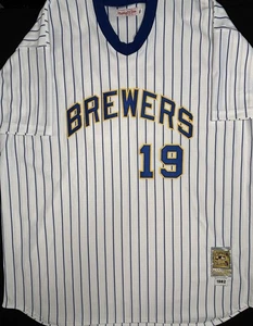 Authentic Mitchell & Ness 1982 Robin Yount Milwaukee Brewers Jersey Sz 4XL - Picture 1 of 8