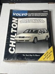 Volvo Coupes Sedans Wagons 1990-98 Chilton Car Auto Repair Manual New Sealed - Imagen 1 de 2