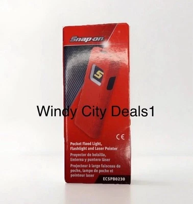 Herramientas a presión Luz de flash naranja y luz de inundación de bolsillo láser ECSPC023R Nuevo Foto 1 de 4