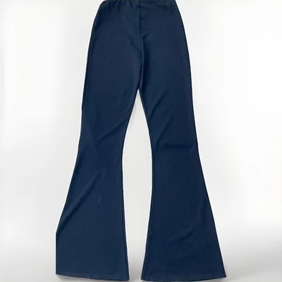 Pantalones acampanados negros DARKPINK para mujer talla S tiro alto elásticos pierna ancha Foto 1 de 4