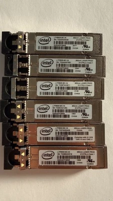 LOT of 10 pcs  INTEL E25GSFP28SRX/SR. 7 pcs SR / 3 pcs SRX - Image 1 of 4