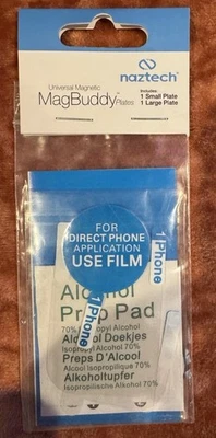 ☎️☎️Naztech Thin MagBuddy Plates 2 Extra/Spare Plates MagBuddy Phone Mount☎️☎️ - Image 1 of 2
